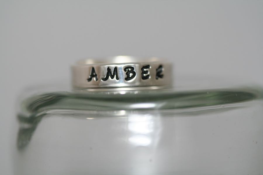 Wedding Band Ring in Sterling-Stamped