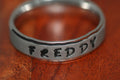 Wedding Band Ring in Stainless-Stamped