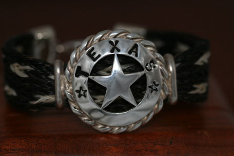 Walking Lady Star with Rope Trim on a Casual Upscale Bracelet