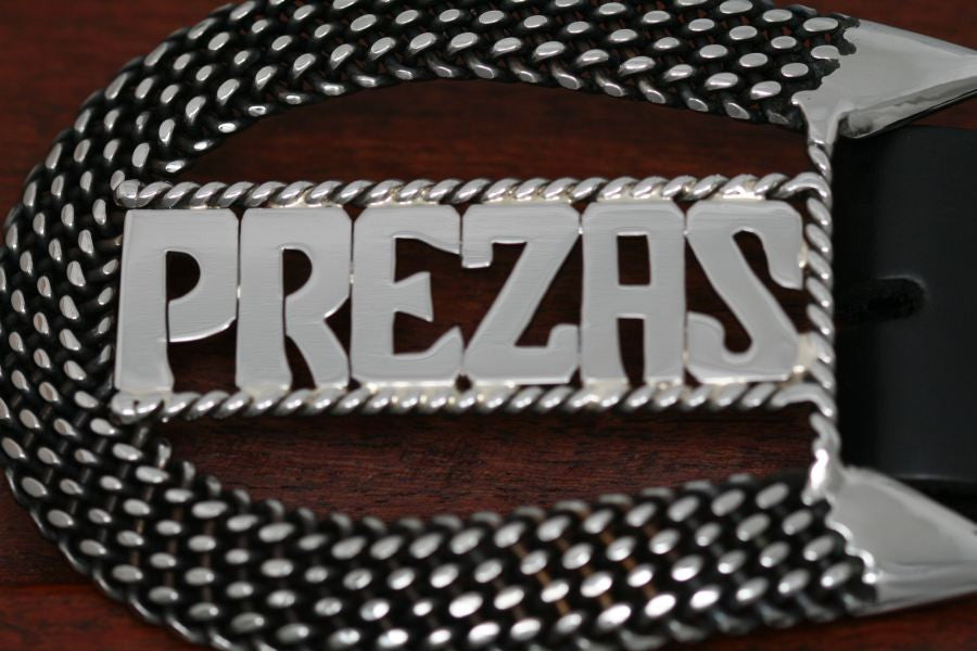 Woven Stainless Steel Horseshoe Belt Buckle-Personalized