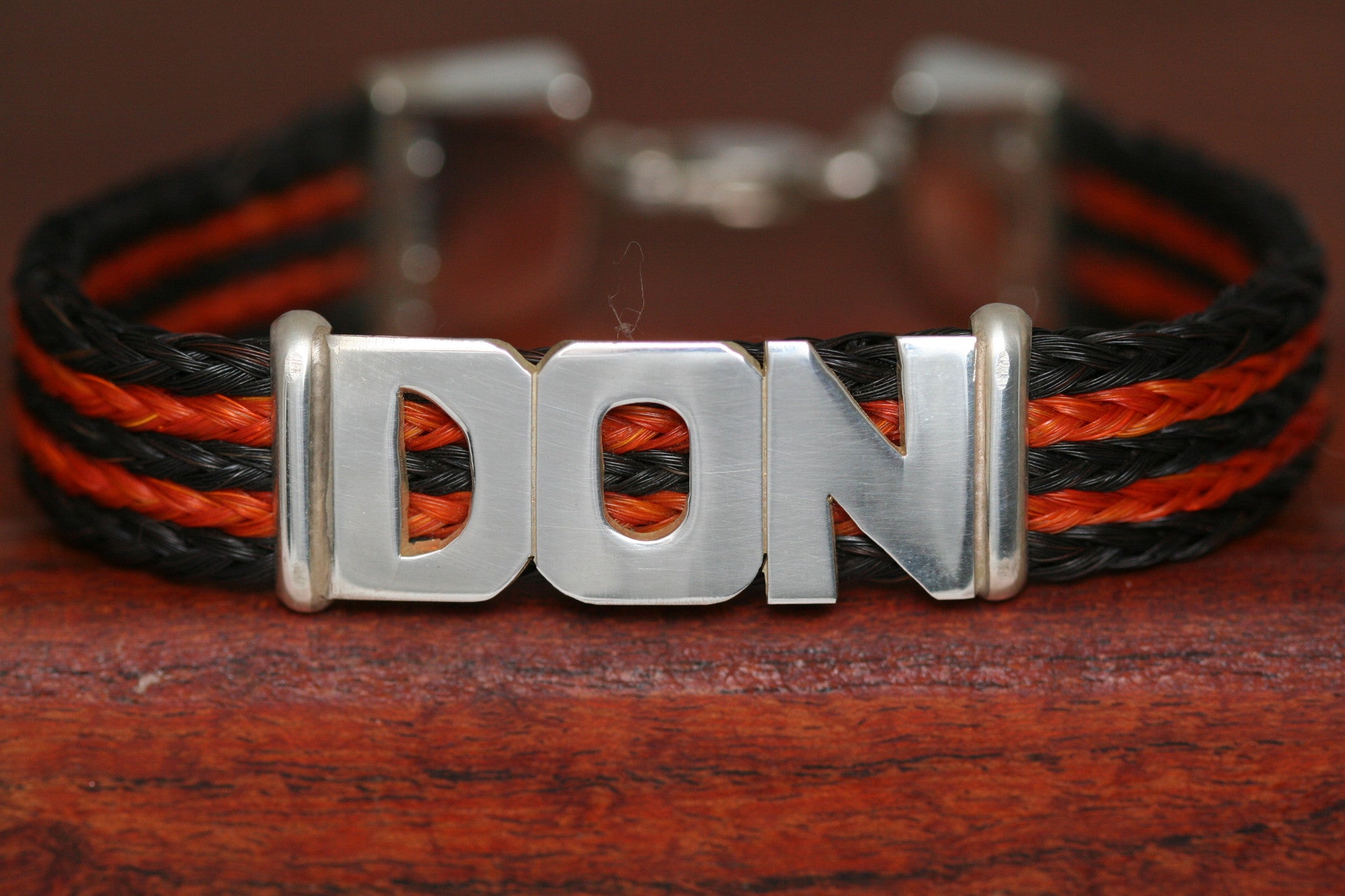 Extra Large Name on a Thick Upsale Casual Bracelet